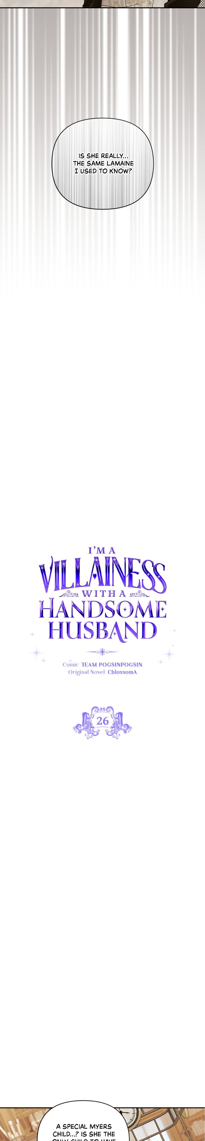She’s a Villainess, but Her Husband Is Handsome chapter 26
