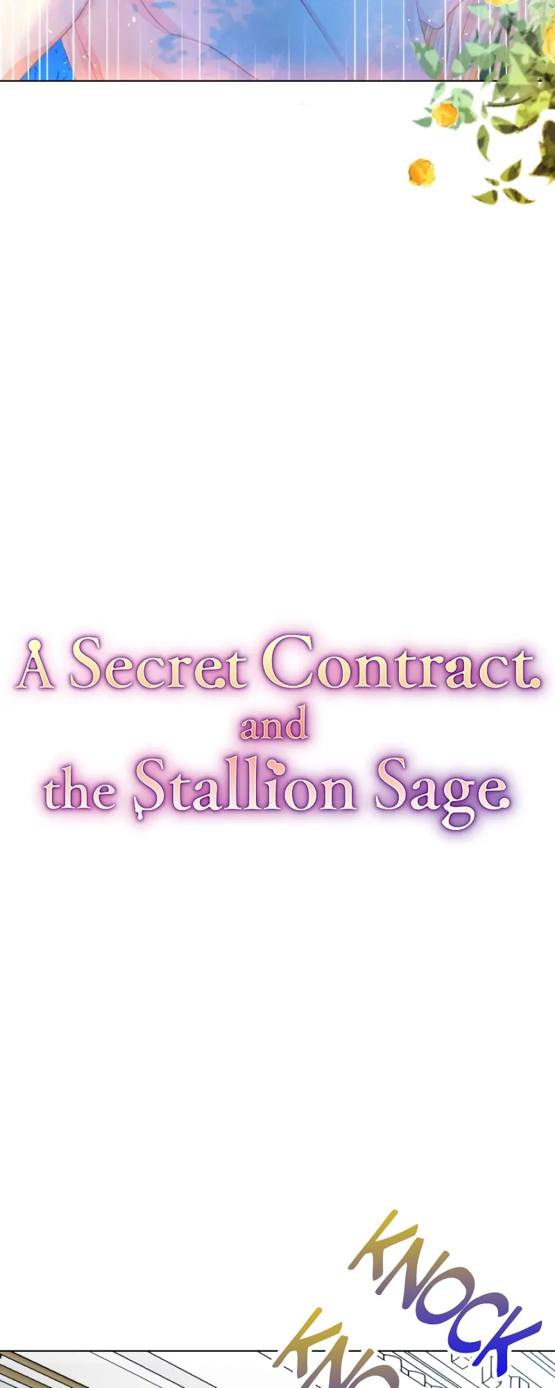 A Secret Contract and the Stallion Sage chapter 37