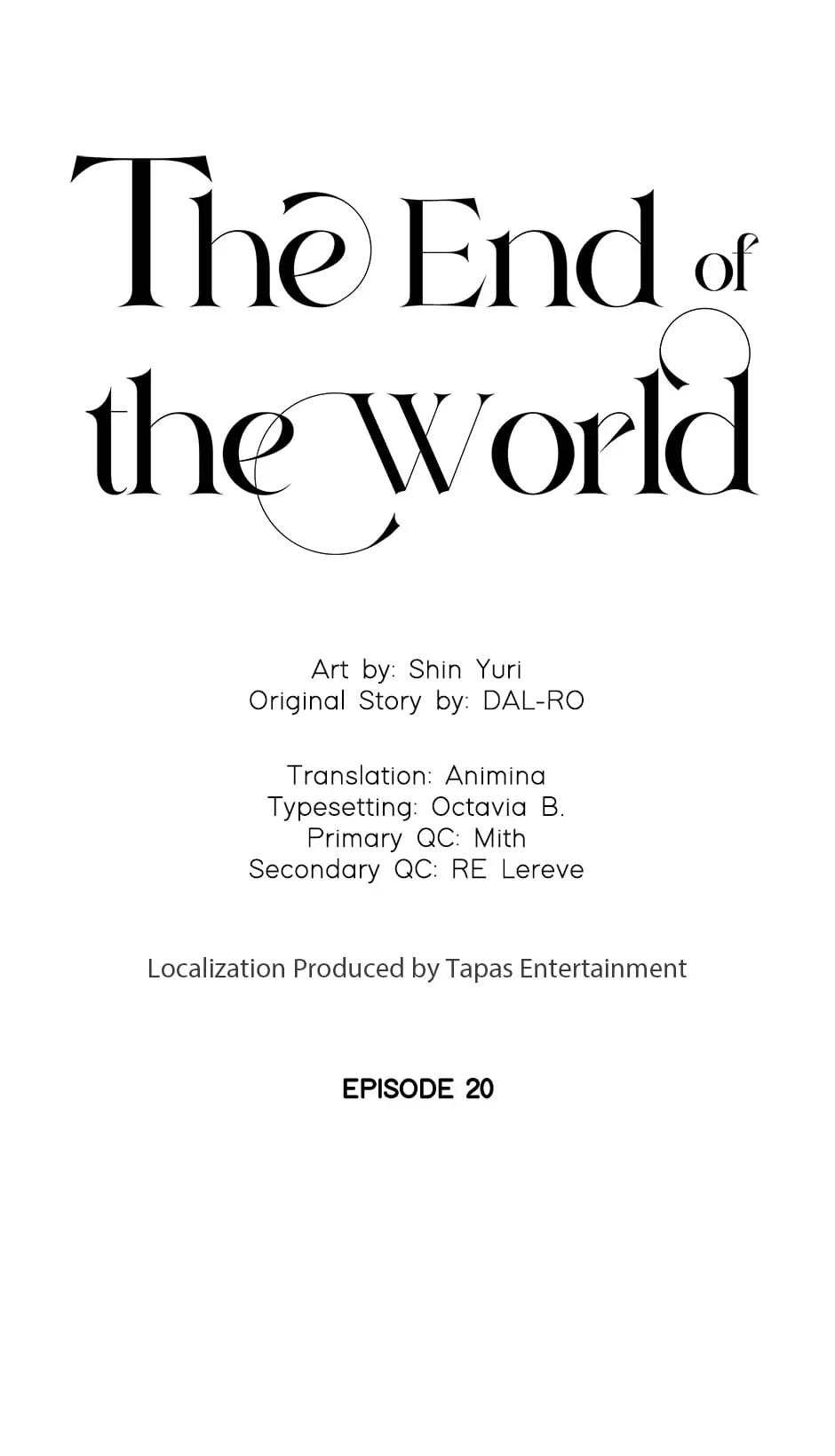 The End of the World chapter 20