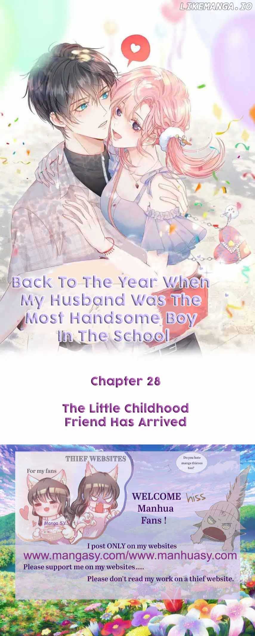 Back to the Year When My Husband was the Most Handsome Boy in the School chapter 28