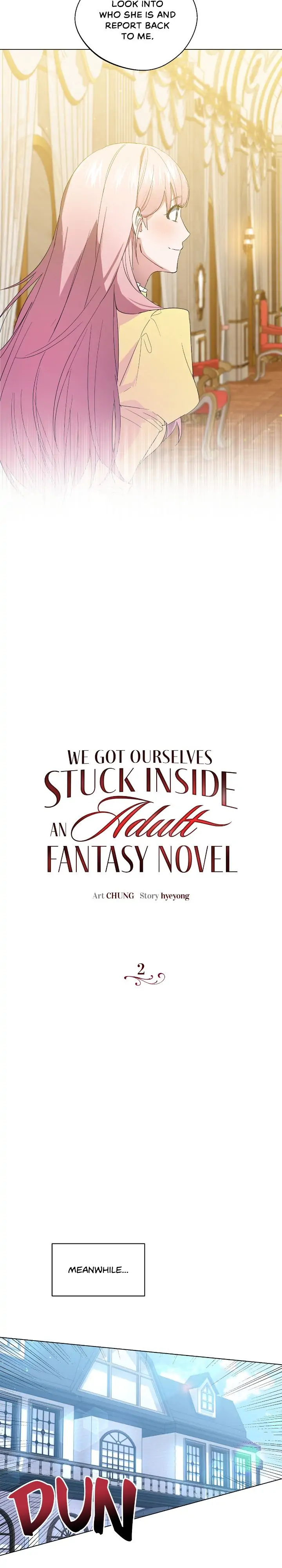 We Got Ourselves Stuck Inside an Adult Fantasy Novel chapter 2