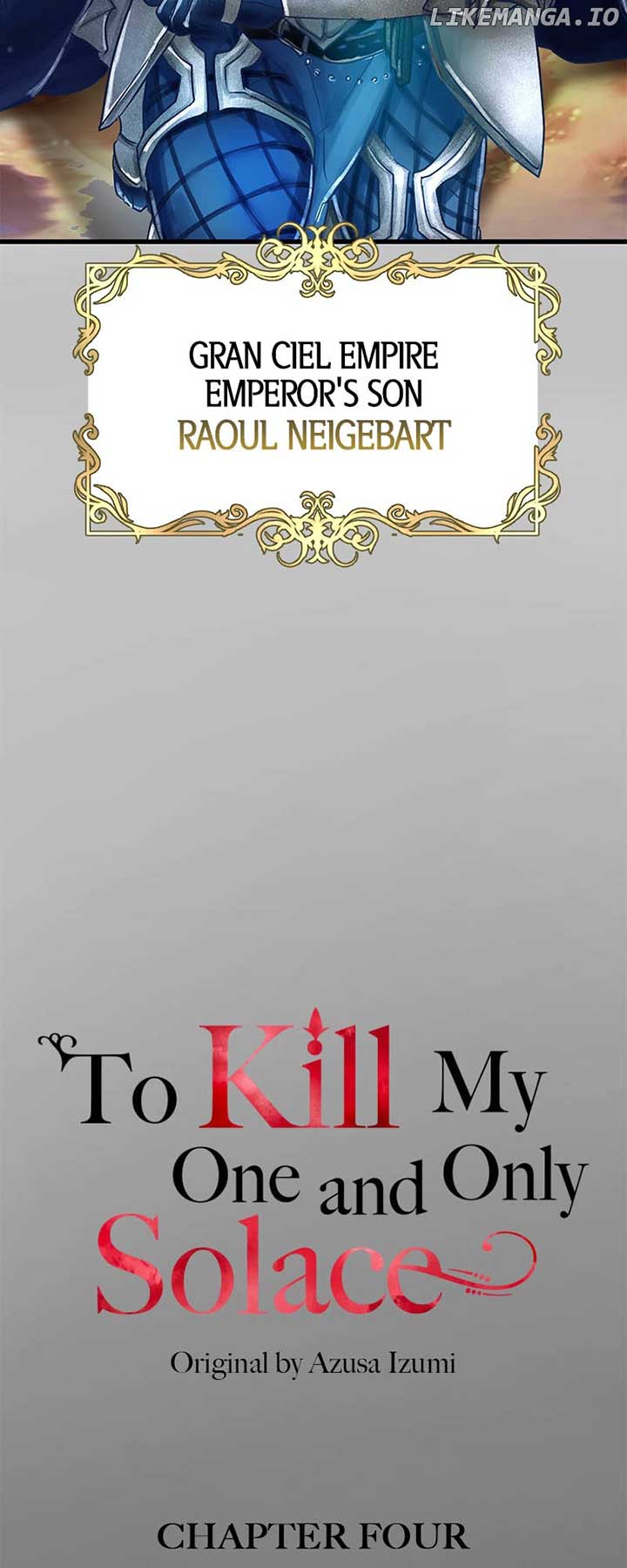 To Kill My One and Only Solace chapter 4